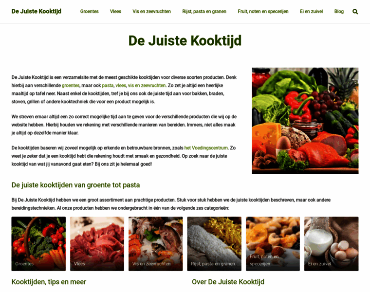 Dejuistekooktijd.nl thumbnail