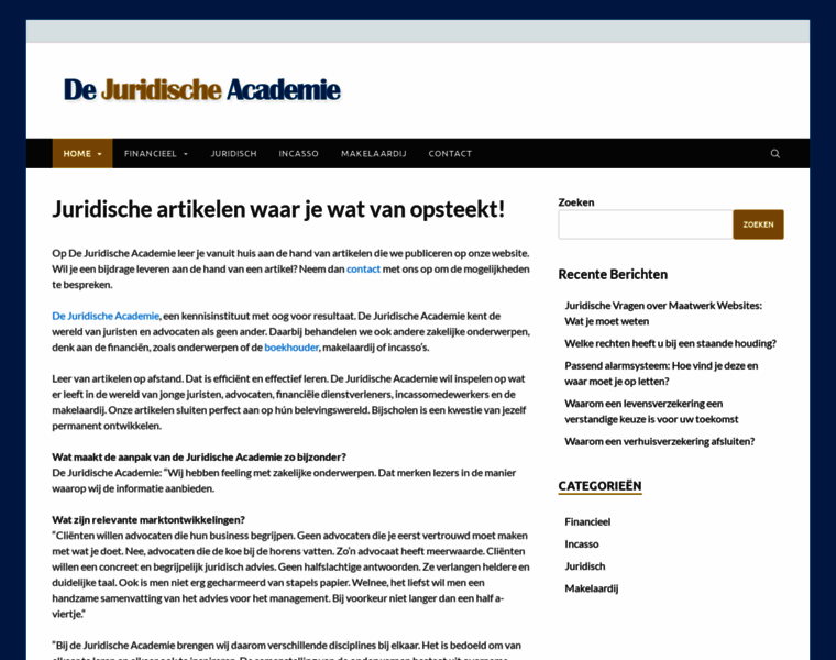 Dejuridischeacademie.nl thumbnail