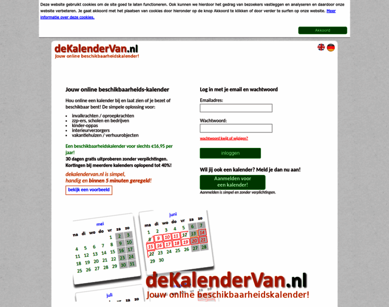 Dekalendervan.nl thumbnail