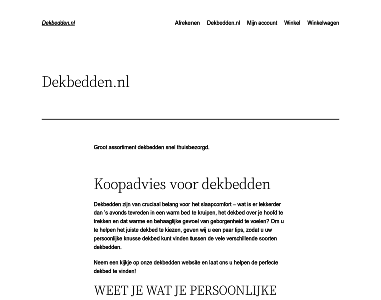 Dekbedden.nl thumbnail