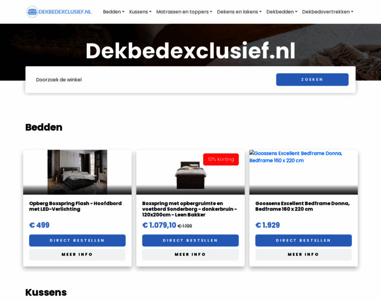 Dekbedexclusief.nl thumbnail Dekbedexclusief.nl thumbnail