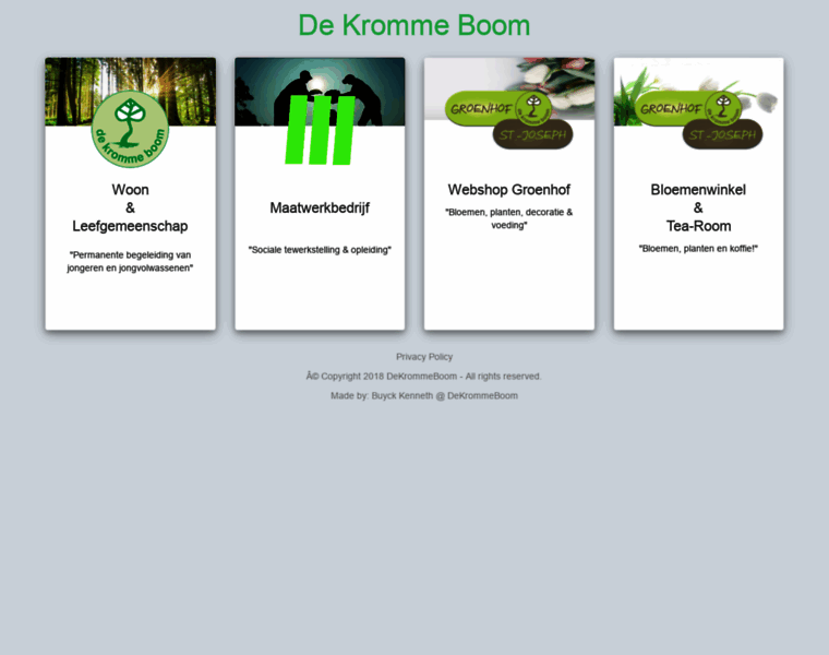 Dekrommeboom.be thumbnail