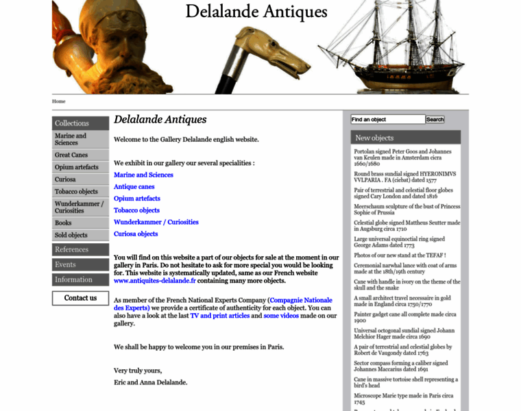 Delalande-antiques.com thumbnail