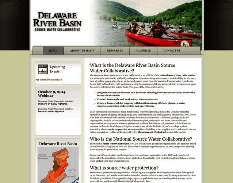 Delawarebasindrinkingwater.org thumbnail