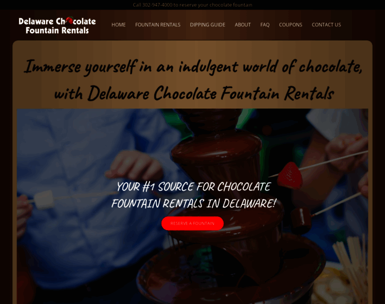 Delawarechocolatefountainrentals.com thumbnail