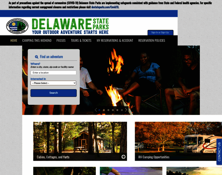 Delawarestateparks.reserveamerica.com thumbnail