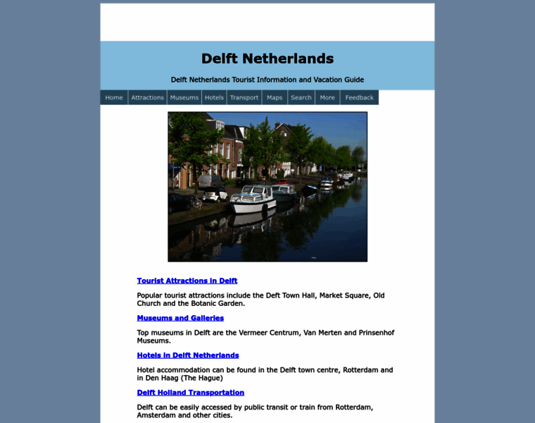 Delftnetherlands.com thumbnail