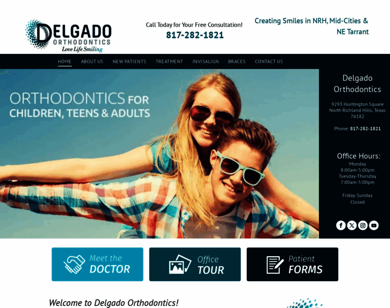 Delgadoorthodontics.com thumbnail