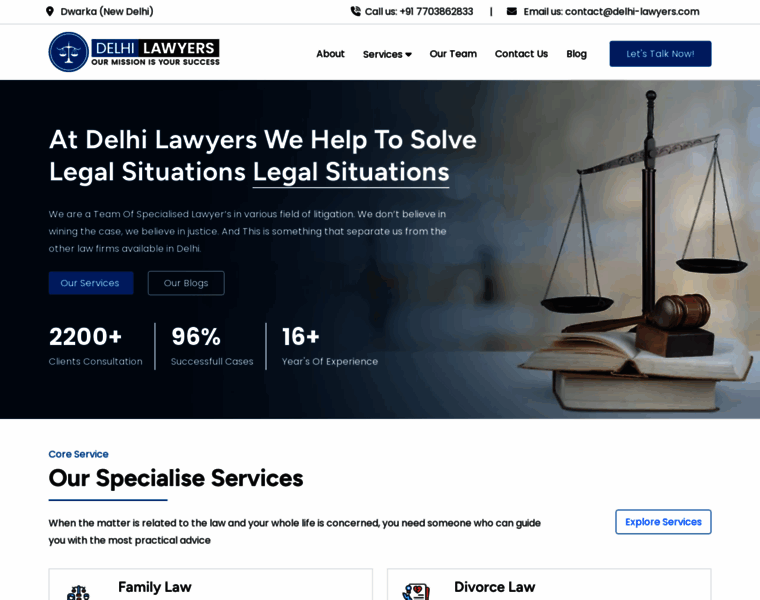 Delhi-lawyers.com thumbnail
