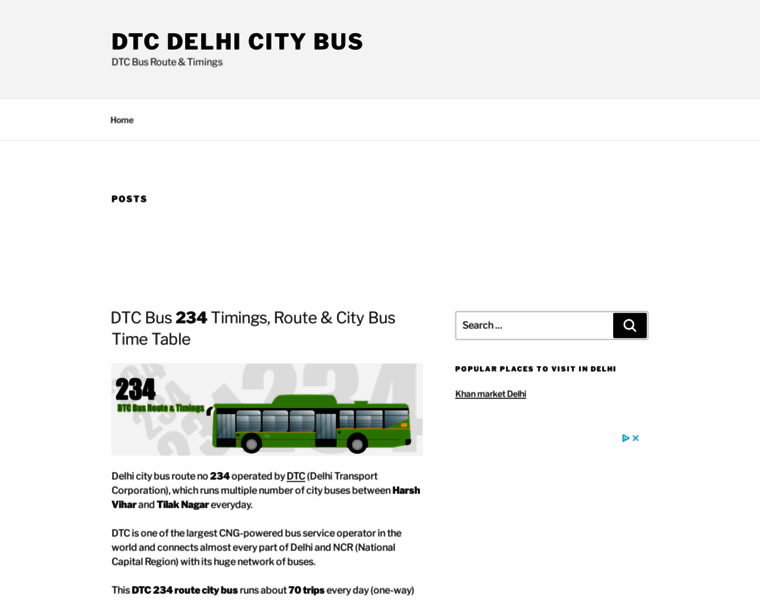 Delhicitybus.in thumbnail