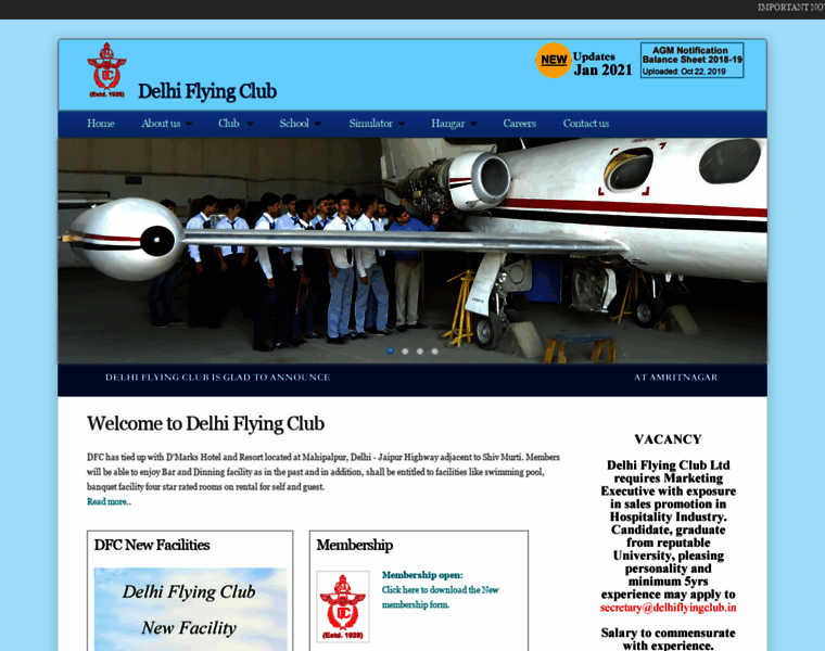 Delhiflyingclub.in thumbnail