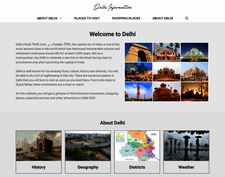 Delhiinformation.in thumbnail
