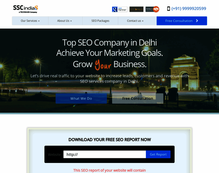 Delhiseoservices.in thumbnail