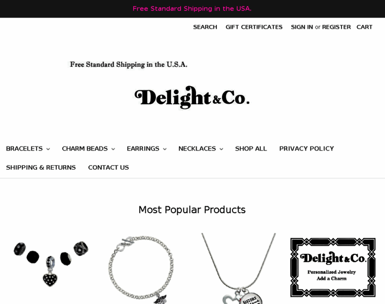 Delightjewelry.com thumbnail