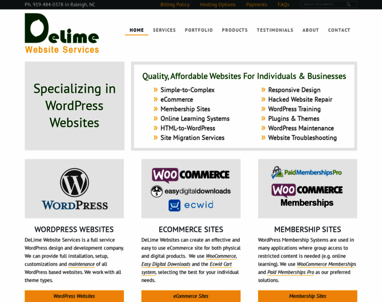 Delimewebsiteservices.com thumbnail