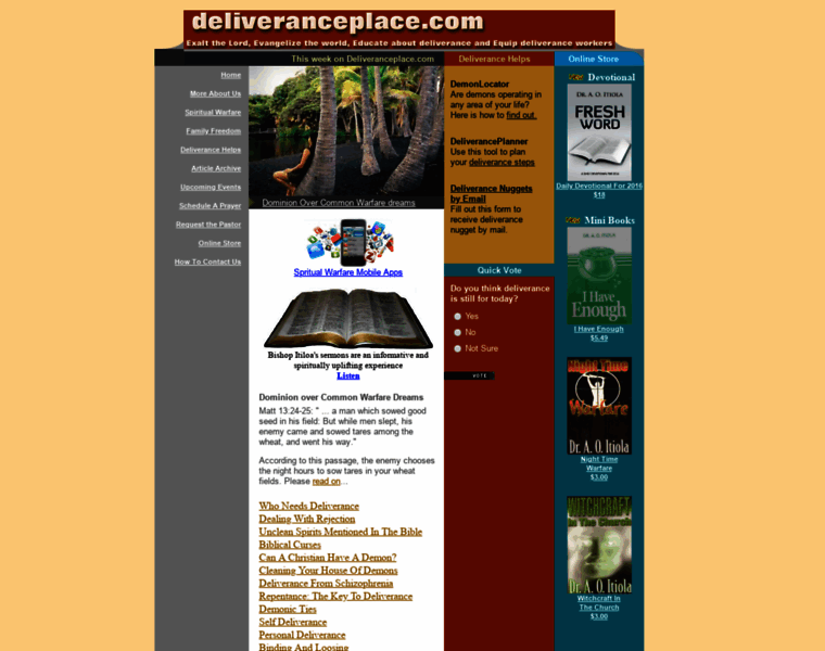 Deliveranceplace.com thumbnail