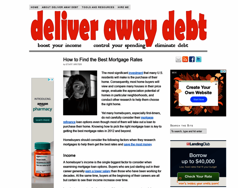 Deliverawaydebt.com thumbnail
