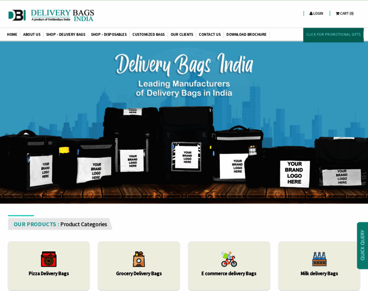 Deliverybagsindia.com thumbnail