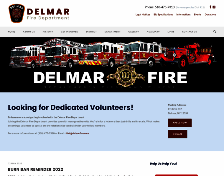 Delmarfire.com thumbnail
