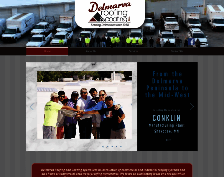 Delmarvaroofing.com thumbnail