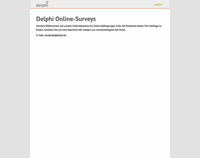 Delphi-survey.de thumbnail