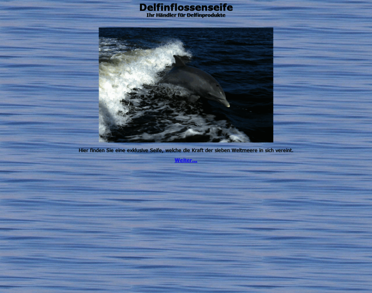 Delphinflossenseife.de thumbnail