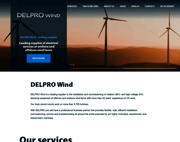 Delpro-wind.com thumbnail