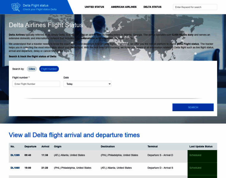 Delta-airlines.flight-status.info thumbnail