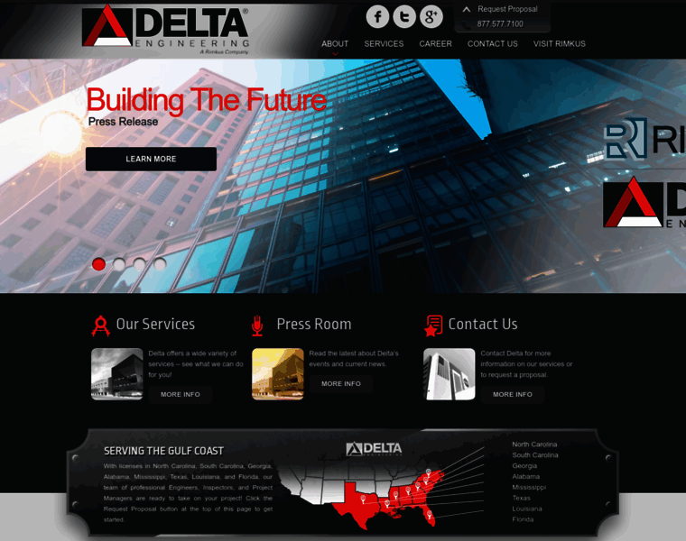Delta-engineers.com thumbnail