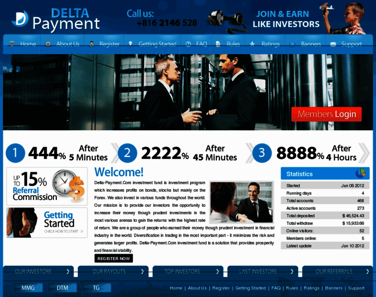 Delta-payment.com thumbnail