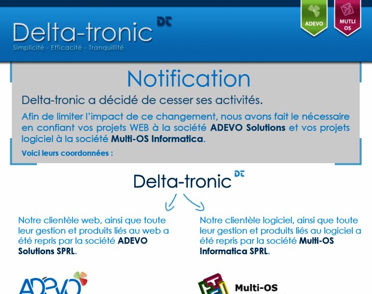 Delta-tronic.be thumbnail