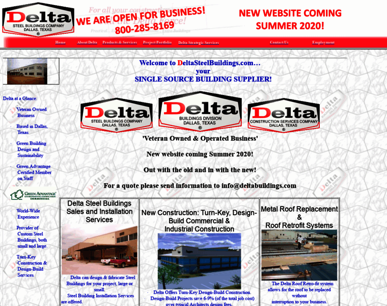 Deltabuildings.com thumbnail