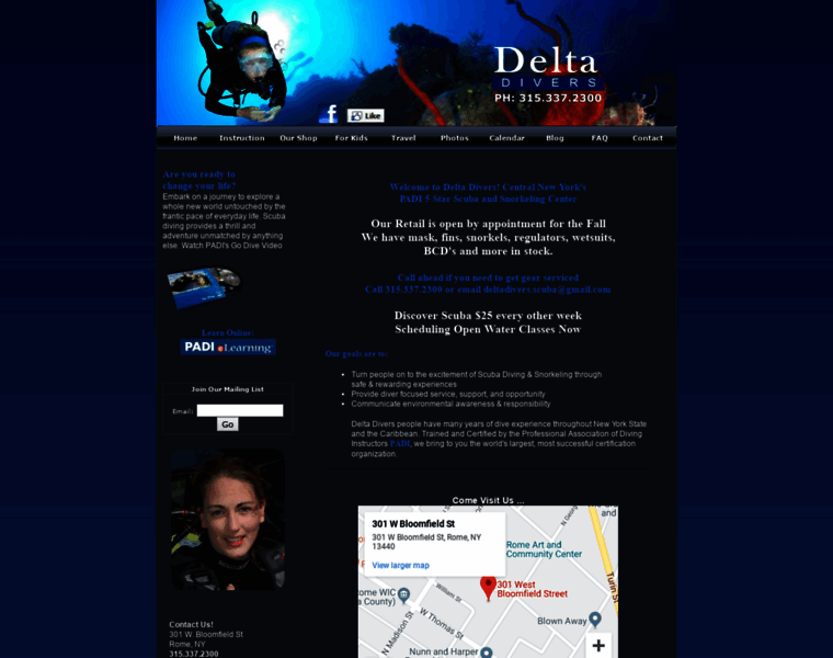 Deltadivers.com thumbnail