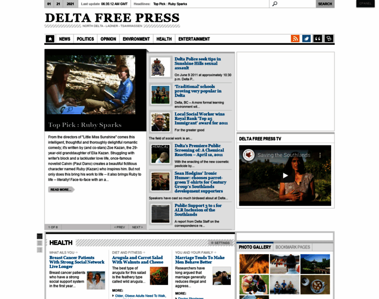 Deltafreepress.ca thumbnail