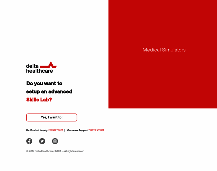 Deltahealthcare.in thumbnail