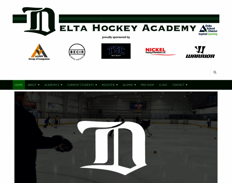 Deltahockeyacademy.com thumbnail