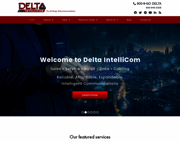 Deltaintellicom.com thumbnail