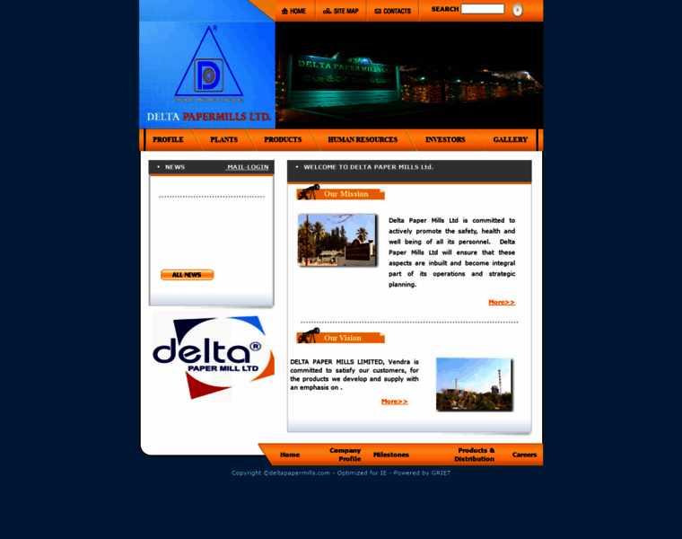 Deltapapermills.com thumbnail