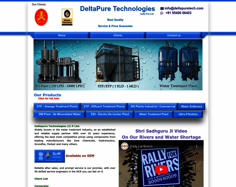Deltapuretech.com thumbnail
