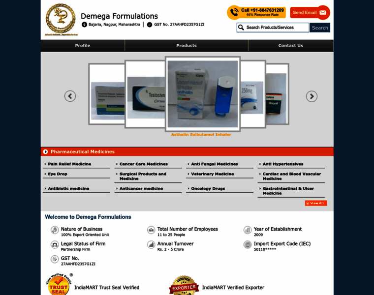 Demegaformulations.in thumbnail