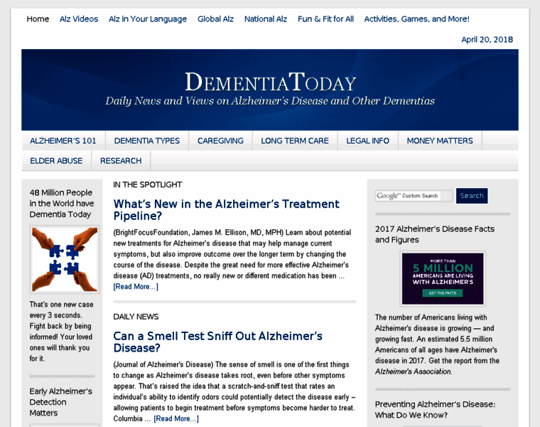 Dementiatoday.com thumbnail