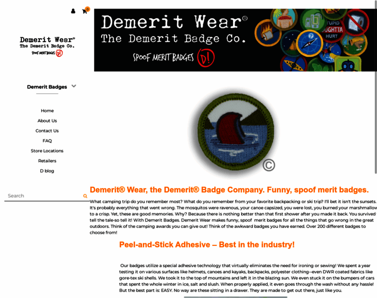 Demeritwear.com thumbnail