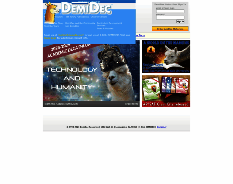 Demidec.com thumbnail