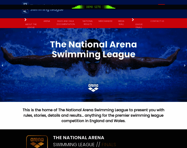 Demo.nationalswimmingleague.org.uk thumbnail