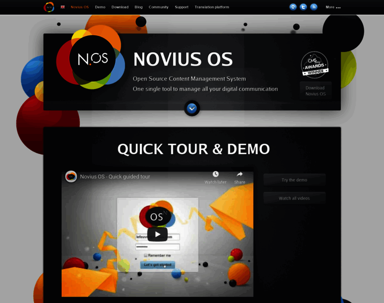 Demo.novius-os.org thumbnail