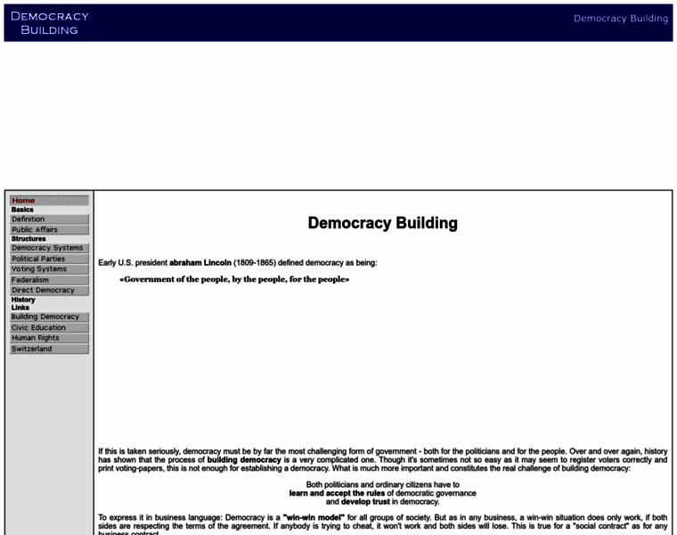 Democracy-building.info thumbnail