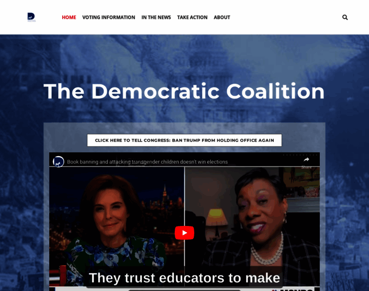 Democraticcoalition.org thumbnail