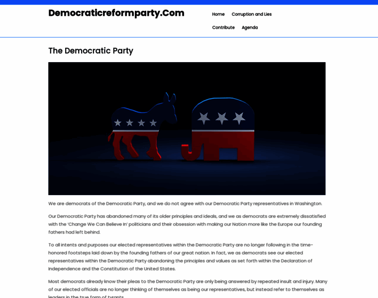 Democraticreformparty.com thumbnail