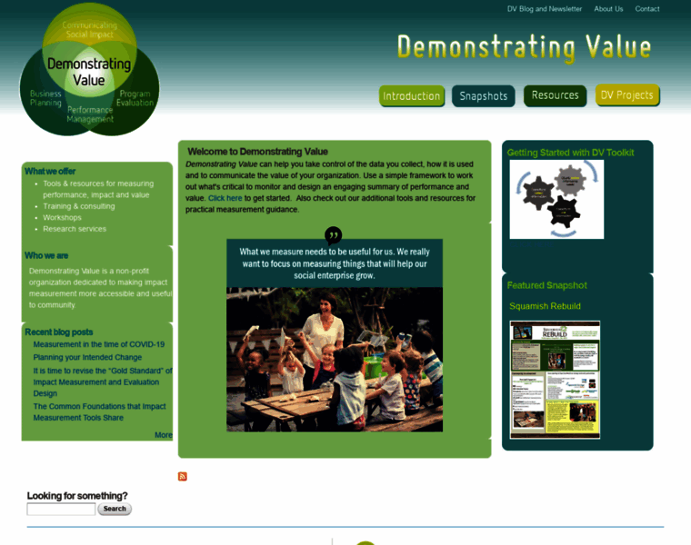 Demonstratingvalue.org thumbnail