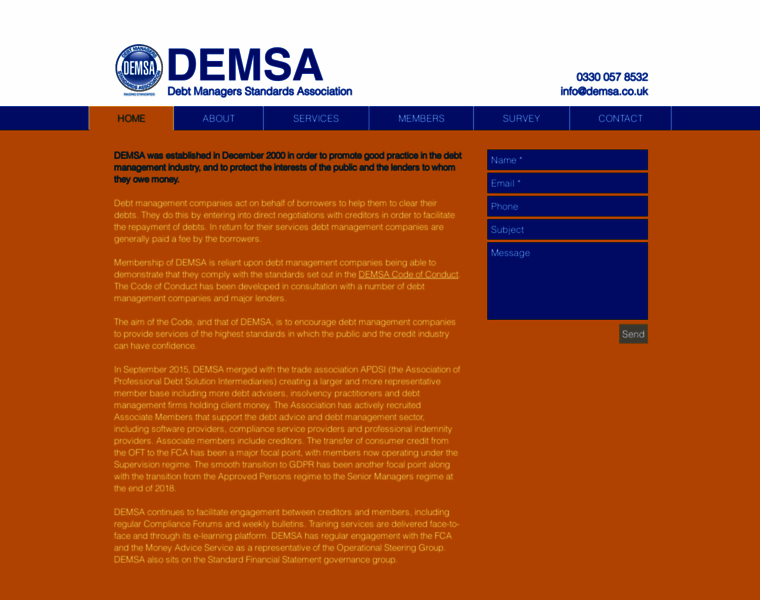 Demsa.co.uk thumbnail